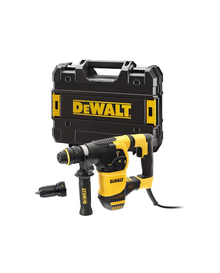 DeWALT D25334K-QS | Tassellatore SDS-Plus a "L" , 30mm 3.5J 950W, Doppio mandrino