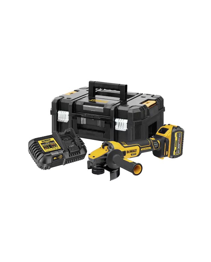 DeWALT DCG409T1 | Smerigliatrice a batteria Ø 125 Flex ADVANCE, 1X 6AH FLEXVOLT