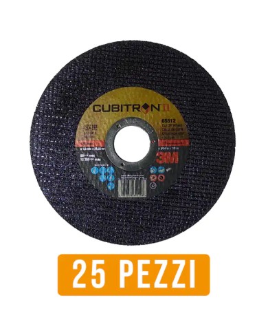 Cubitron 3M Dischi da Taglio Ø 125 X 1,0 Ceramico - 25 Pezzi [ 7100094901 ]
