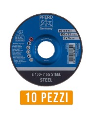Disco da Sbavo PFERD 640791 Ø 150 X 7,2 per Ferro - 10 Pz