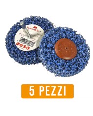 3M Scotch Brite ™ 7100093975 Spazzola per Avvitatore e Smerigliatrice Assiale CLEAN STRIP CG-ZS D.100X13 - 5 PEZZI