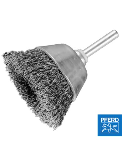 Spazzola per Avvitatore Ø 50mm in Ferro con Gambo 6 mm TBU 5010/6 0,30 ST | PFERD 153345