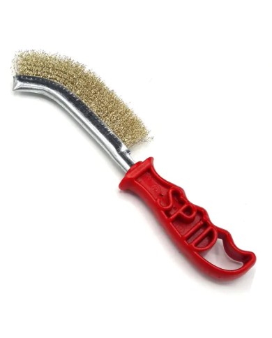 Spazzola di Ferro per Ruggine, Sverniciare e Sporco con Manico in Plastica