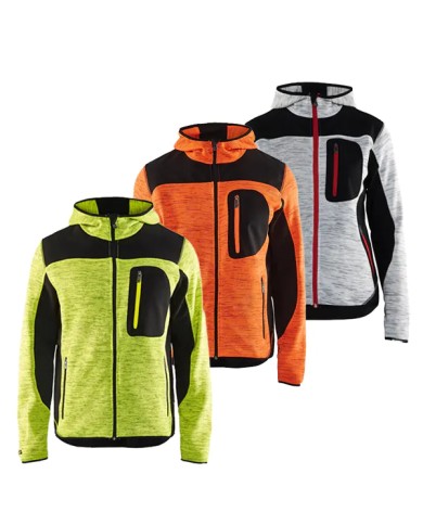 BLAKLADER 4930 Giacca a Maglia con Cappuccio