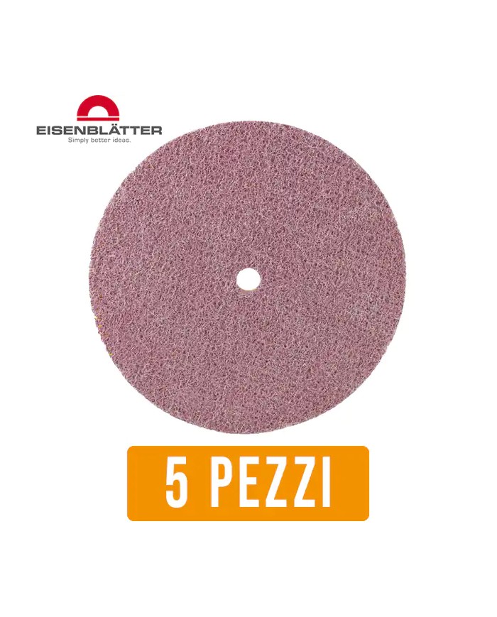 DISCO FIX Ø 125 mm Eisenblätter 80728 Lucidatura Inox Brightex BERRY | 5 PEZZI