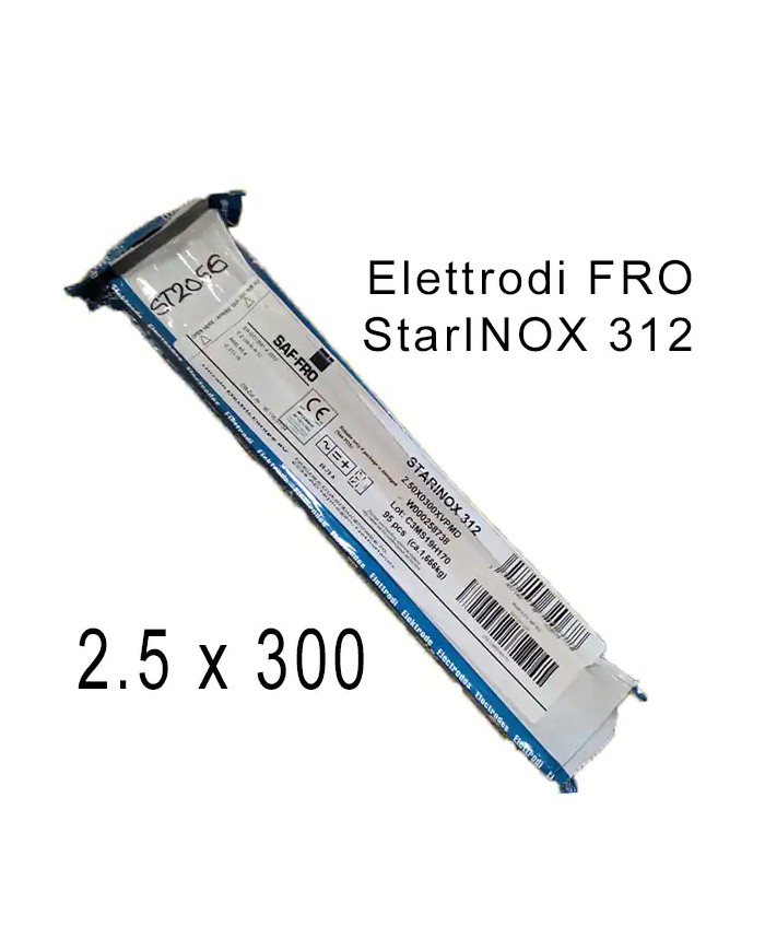 Elettrodi AISI 312 per Saldatura di Acciai diversi e ad Alta Resistenza Meccanica | Saf-FRO W000258738