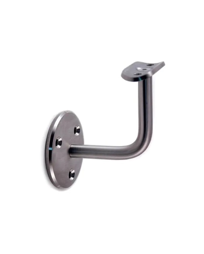 Reggicorrimano a Muro Acciaio Inox FISSO - Sella per Tubo Ø 42,4 | AISI 304 Satinato