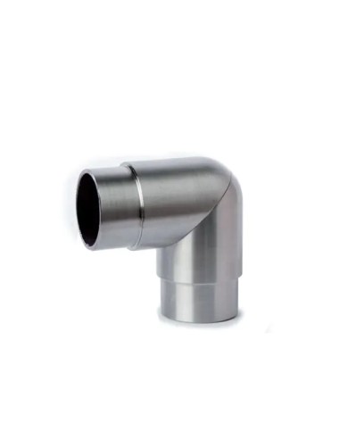 Giunzione Acciaio INOX SNODATA per TUBO Ø 33,7 - 42,4 x 2 mm INVISIBILE | AISI 316 Satinato