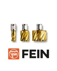 Frese a Corona FEIN per Trapano Magnetico Attacco WELDON Ø 12 - 40 mm Profondità 25 mm| FEIN HSS DURA + TITANIO