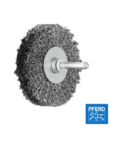 Spazzola INOX gambo 6 mm filo non ritorto | PFERD RBU