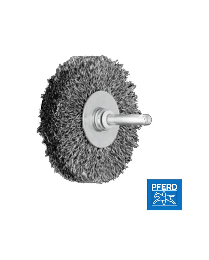 Spazzola INOX gambo 6 mm filo non ritorto | PFERD RBU