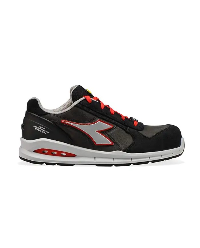 Diadora Run Net Airbox low S3 SRC Scarpe Antinfortunistiche GEOX 701.176221 | Nero - Rosso