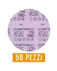 3M Xtract Cubitron II 775L Disco velcrato per levigatura Legno, Corian, supporto Film, multiforo | 50 pezzi
