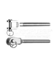 Forcella con filetto Maschio M6 DESTRO | AISI 316