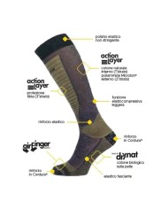 Calze Uomo da lavoro e tempo libero, Super leggere, Traspiranti, 1 PAIO | Fassi at Work YFAS005