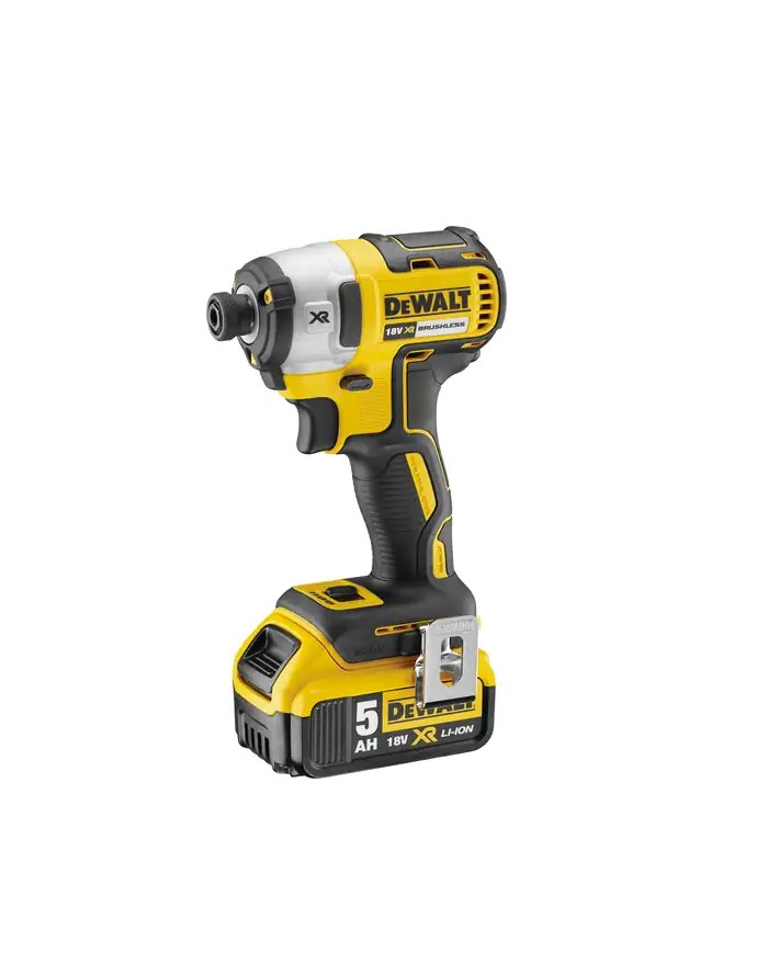 DeWALT DCF887P2-QW Avvitatore a Impulsi 1/4, 18V, 2 Batterie 5Ah, Caricabatterie, Valigetta T-Stak