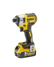 DeWALT DCF887P2-QW Avvitatore a Impulsi 1/4, 18V, 2 Batterie 5Ah, Caricabatterie, Valigetta T-Stak