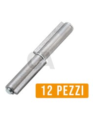 Cerniera a saldare, 2 ali corte, perno e rondella sfilabili, 12 Pezzi | Combi Arialdo 100P