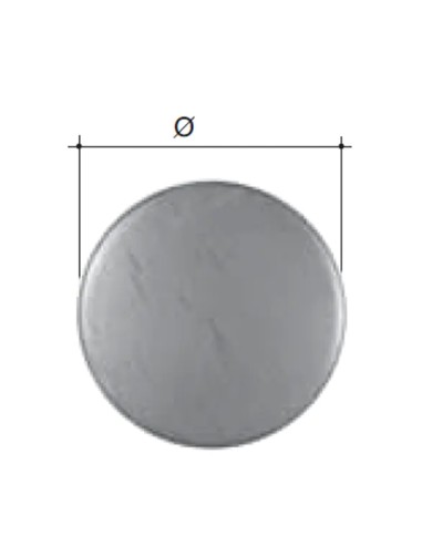 Piastra Ferro Tonda senza fori