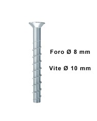 Vite per Cemento testa Svasata, Foro Ø 8mm, Vite Ø 10 mm | Fischer FBS II