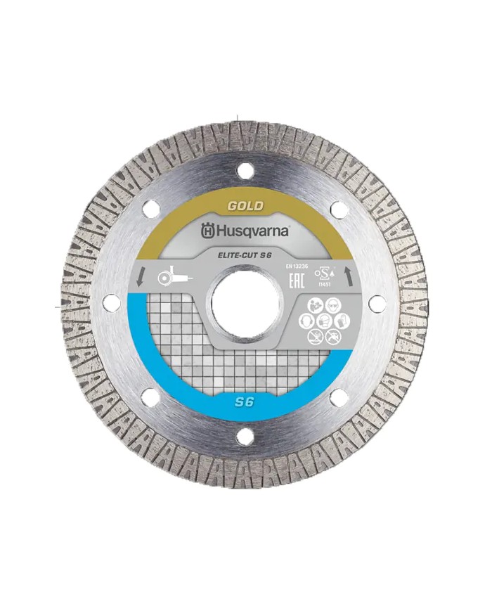 Disco Diamantato GRES PORCELLANATO e piastrelle | Husqvarna ELITE-CUT S6