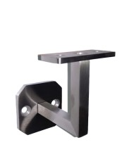 Reggicorrimano a Muro Acciaio Inox FISSO, Quadro, Sella piana | AISI 304 satinato