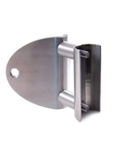 Ancoraggio Laterale a Parete per Tubo Ø 42,4 X 2 mm Angolo Esterno | Inox AISI304 Satinato