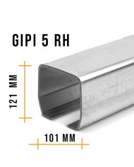 Binario per Cancello Scorrevole Autoportante, 101x121 x5 mm - 3 Mt | Rolling Center GIPI 5 RH