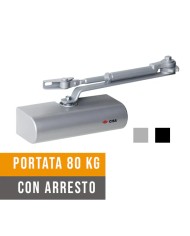 Chiudiporta Automatico CISA 1416.03 Smart Plus 2, 80kg con arresto
