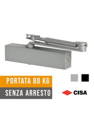 Chiudiporta Automatico CISA 1510.03 Professional Plus 2, 80kg Senza Arresto