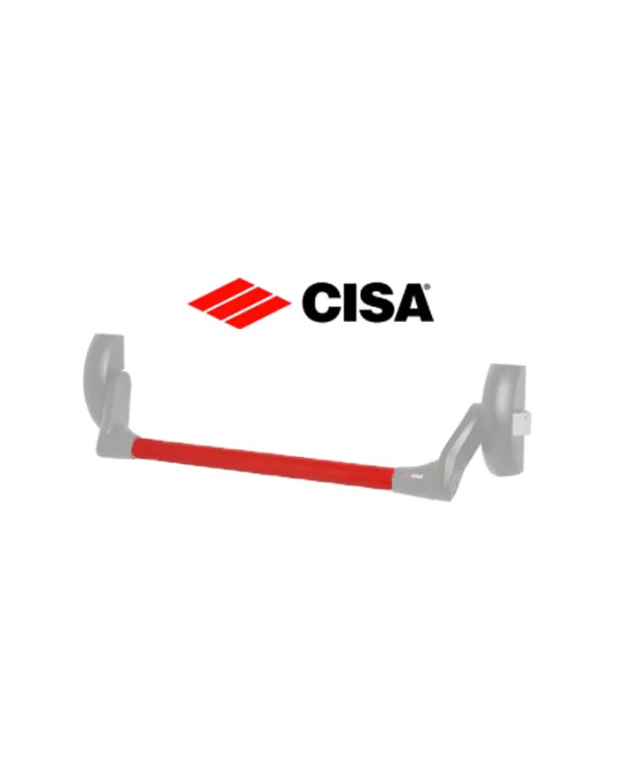 Barra di spinta ovale Rossa per Maglione Antipanico CISA Fast Push 07007
