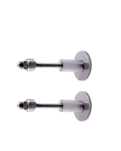 Ancoraggio Laterale INOX a Parete in 2 pezzi per  Tubo Ø 42,4 X 2 mm | AISI304 Satinato