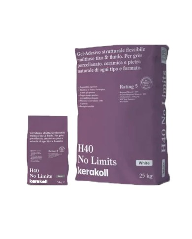 Kerakoll H40 No Limits GRIGIO | Colla per piastrelle