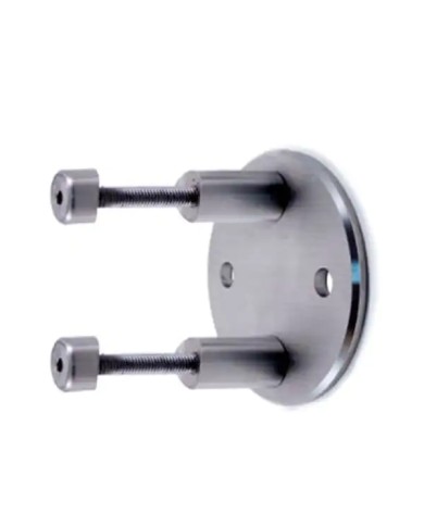 Ancoraggio Laterale a Parete INOX per Tubo Ø 42,4 X 2 mm Fissaggi Passanti| AISI304 Satinato