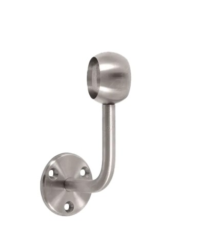 Reggicorrimano a Muro Acciaio Inox con Anello | AISI 304 satinato