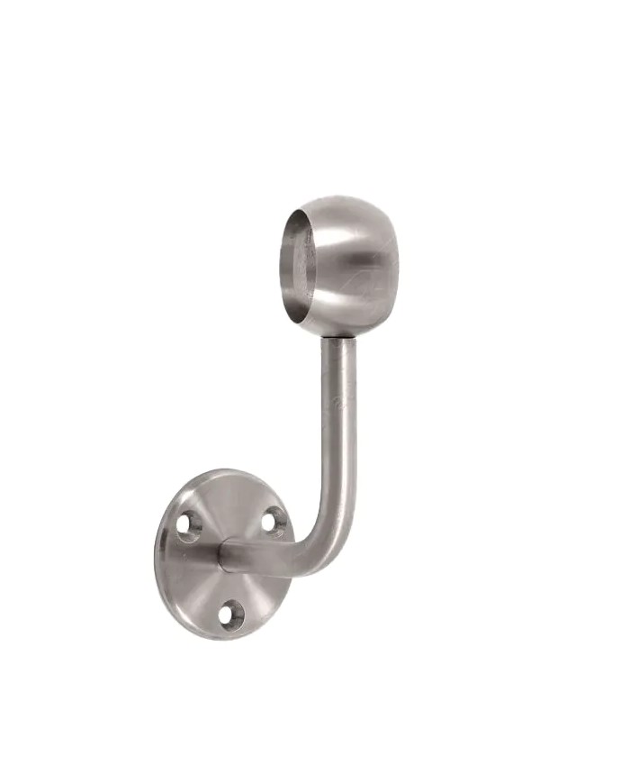 Reggicorrimano a Muro Acciaio Inox con Anello | AISI 304 satinato