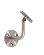 Reggicorrimano a Muro Acciaio Inox Snodato - Sella per Tubo Ø 42,4 | AISI 304 Satinato