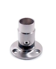 Ancoraggio a Parete Snodato per Corrimano INOX in Tubo Ø 42,4 X 2 mm | AISI316 Satinato