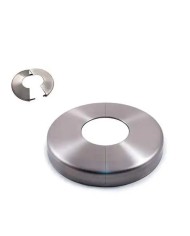 Copriflangia Apribile per Tubo Ø 42,4 mm Foro Ø 43 mm | Inox AIS304 Satinato