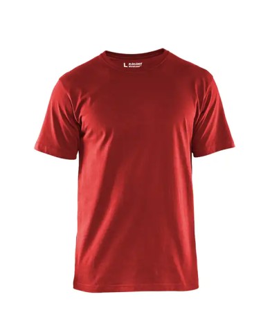 Maglietta da Lavoro BLAKLADER 3525 ROSSA 100% COTONE JERSEY 352510425600