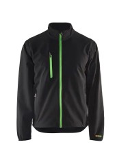 BLAKLADER 4952 Giacca Softshell Leggera Nero/Verde - 495225189944