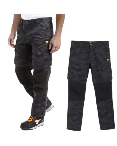 Pantalone da Lavoro Artigiano DIADORA STRETCH CARGO CAMO - 702.173172