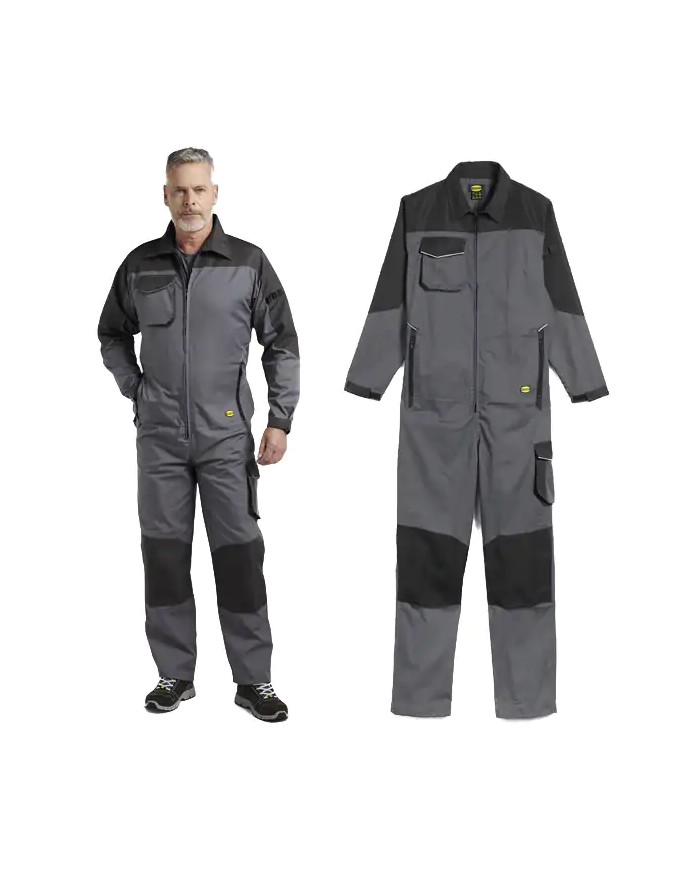 Tuta da Lavoro Completa DIADORA COVERALL POLY Grigio Acciaio - 702.161756 C.75070