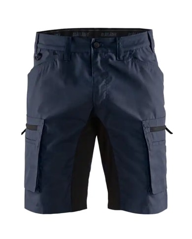 Pantalone Corto da Lavoro BLAKLADER 1449 STRETCH 144918458699 | BLU - NERO