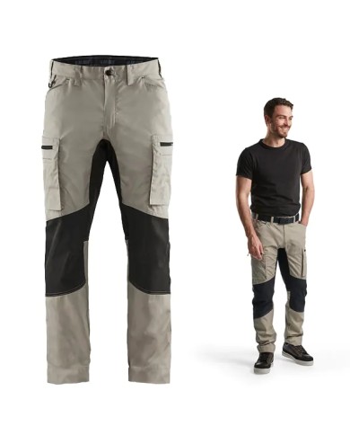 Pantalone da Lavoro Estivo STRETCH BLAKLADER 145918452799 | AVANA - NERO