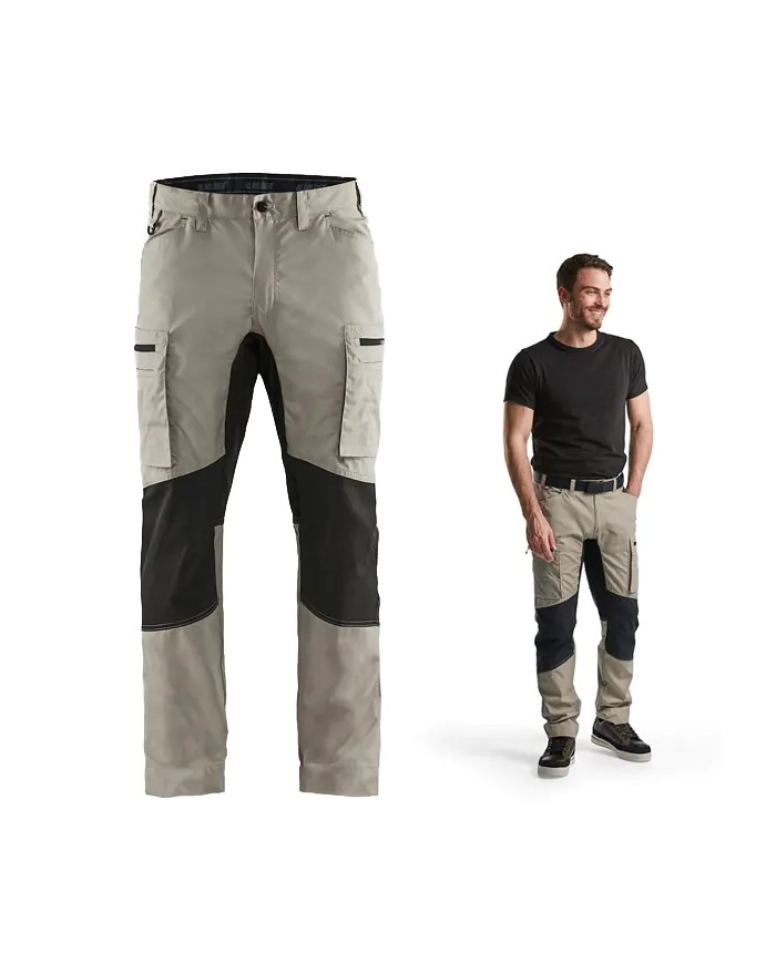 Pantalone da Lavoro Estivo STRETCH BLAKLADER 145918452799 | AVANA - NERO