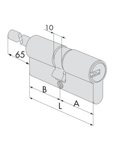 Cisa Astral Tekno doppio cilindro frizionato