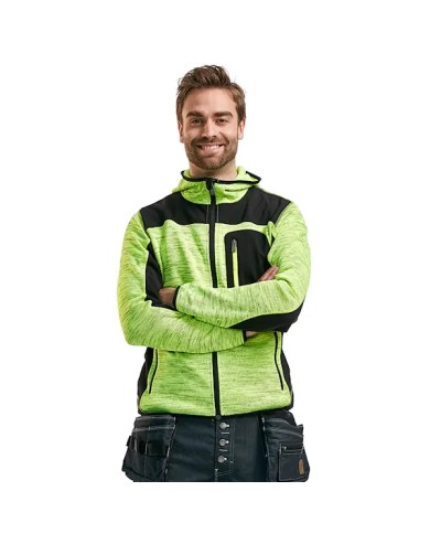 BLAKLADER 4930 Giacca a Maglia con cappuccio