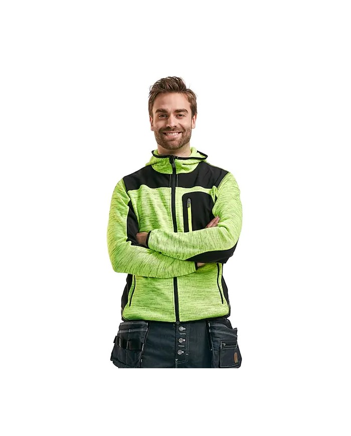 BLAKLADER 4930 Giacca a Maglia con cappuccio
