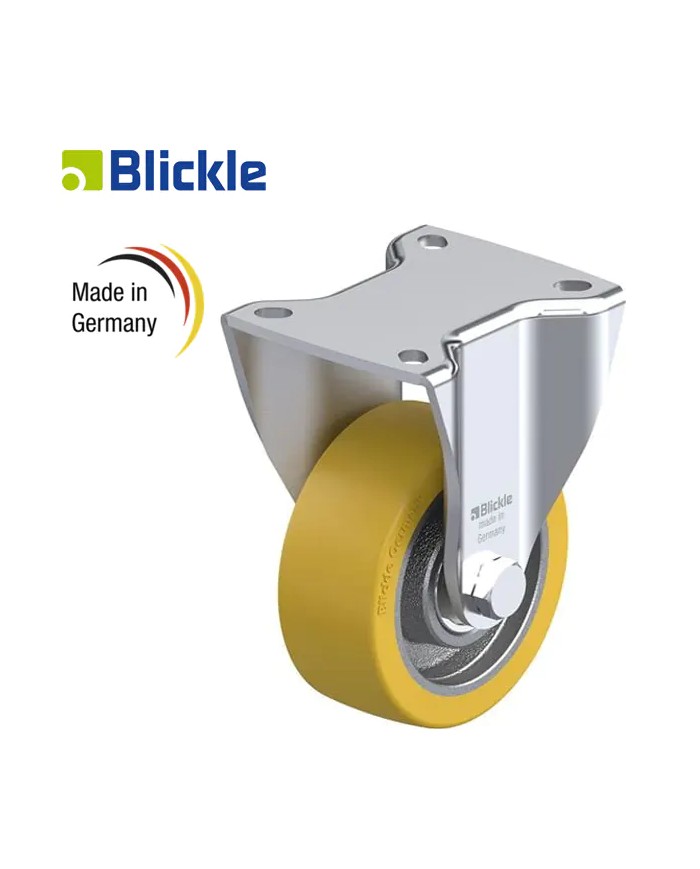 Ruote per Carrelli PORTATA 450KG Blickle Ø 100X40 Ghisa